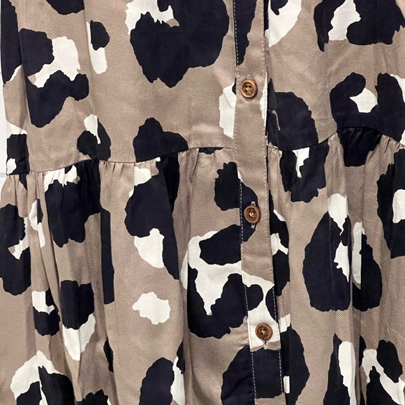 Mud Pie Maybell Animal Print Flounce Dress - Picture 3 of 9